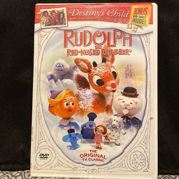 Rudolph classic Other - Rudolph the Red-Nosed Reindeer (DVD, 2004) w/ Bonus CD Destiny's Child - used
